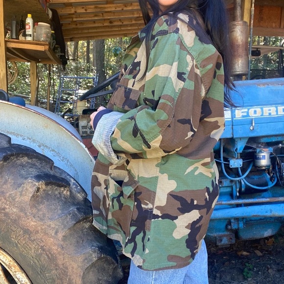 • 1990s US MILITARY BDU JUNGLE CAMO PRINT • - Picture 5 of 7